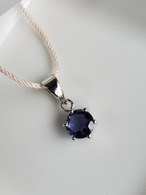 宝石質アイオライト 925silver ペンダントトップ