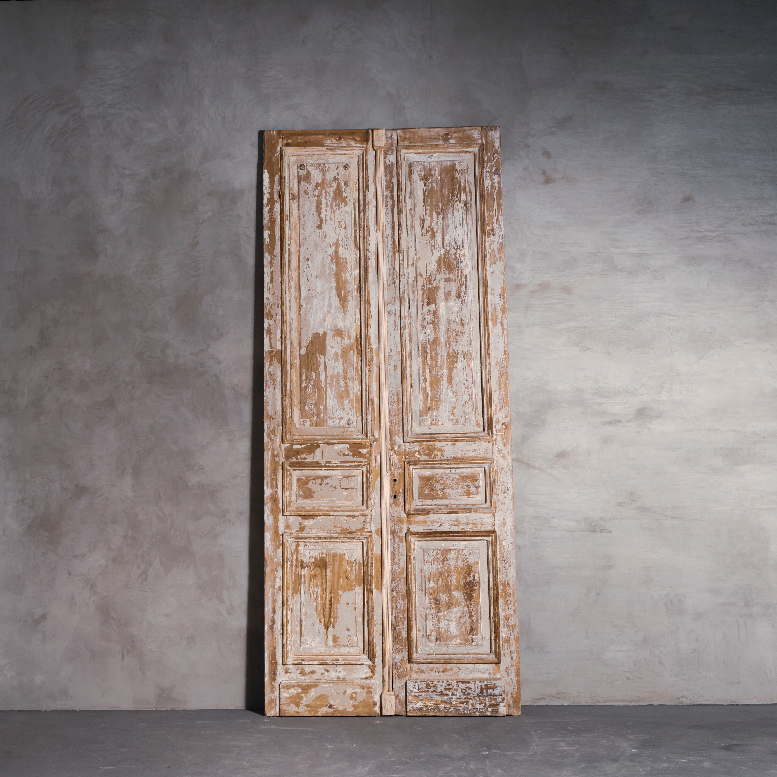 ドア/アンティークドア/ペアドア/開き戸/パインドア/建具/撮影背景/スタジオ/店舗什器/ディスプレイ