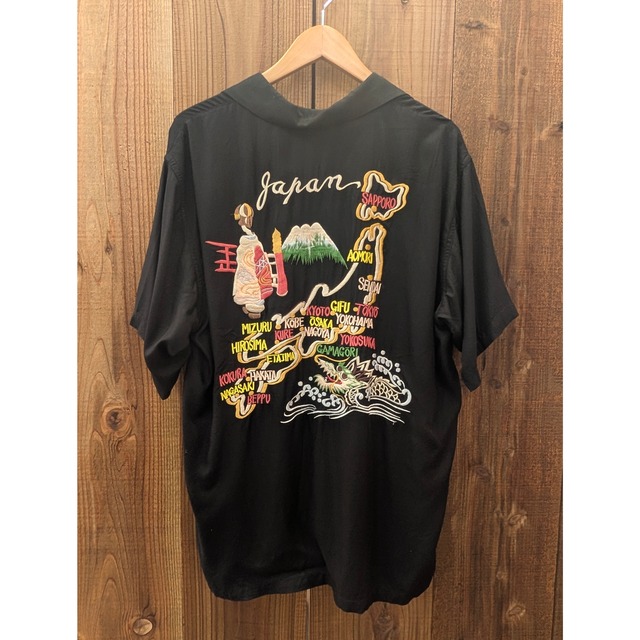［USED］TAILOR TOYO TT31288 “JAPAN MAP” Suka Shirt/ L