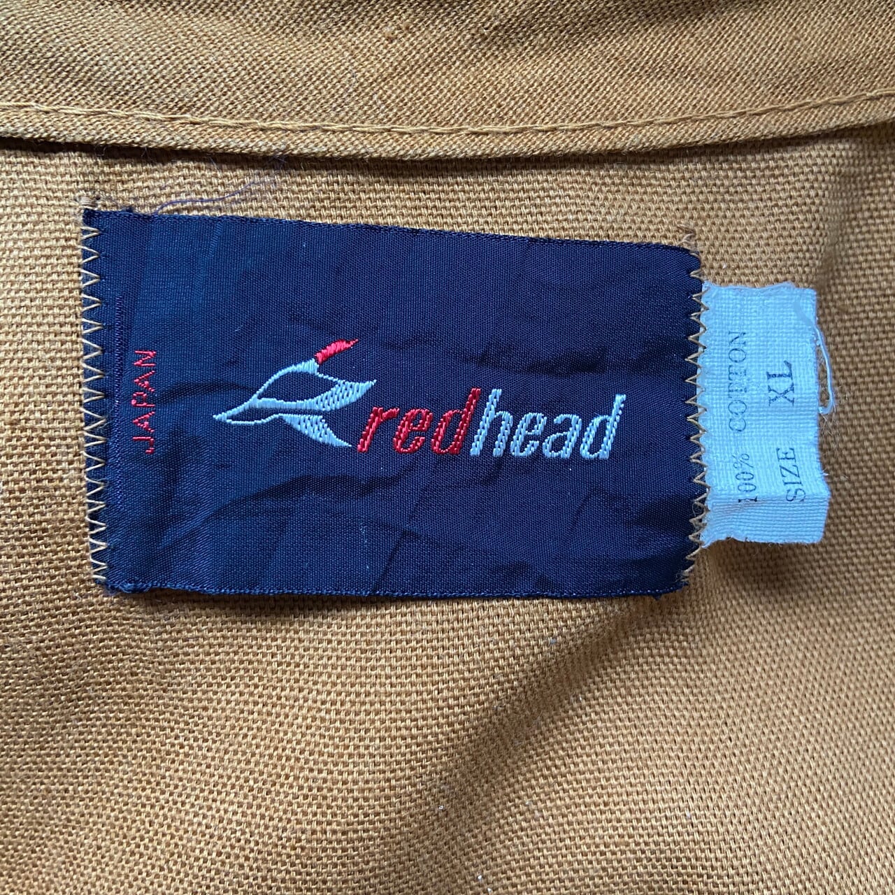 70年代〜 日本製 RED HEAD ハンティングベスト メンズL相当 古着 