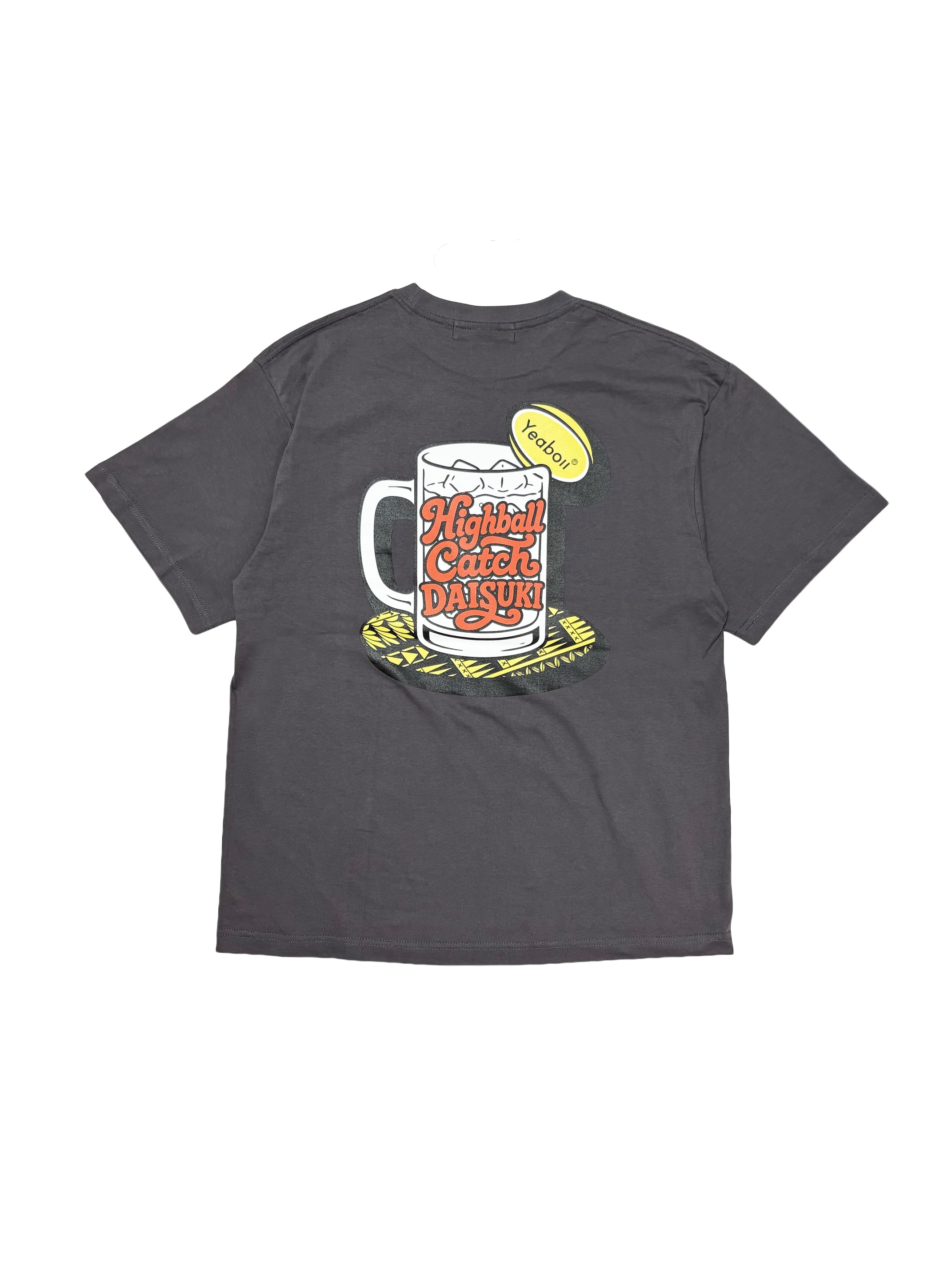 ハイボールTシャツ/チャコール/YB26SS30 | Yeaboii Online shop