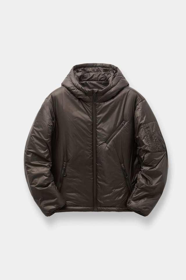 [COOR] Light Weight Shell Padded Hood Jumper (Dark Brown) 正規品 韓国ブランド 韓国通販 韓国代行 韓国ファッション クール クーア クアー 日本 店舗