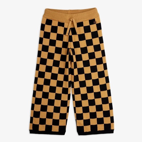 【mini rodini】【25730150】CHESS CHECK KNITTED TROUSER