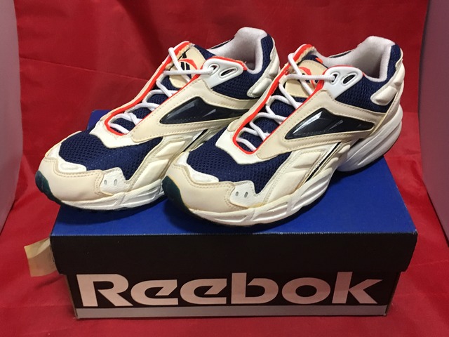 Reebok（リーボック）INTERVAL 97（インターバル）7.5 24.5cm 白/ネイビー⑨