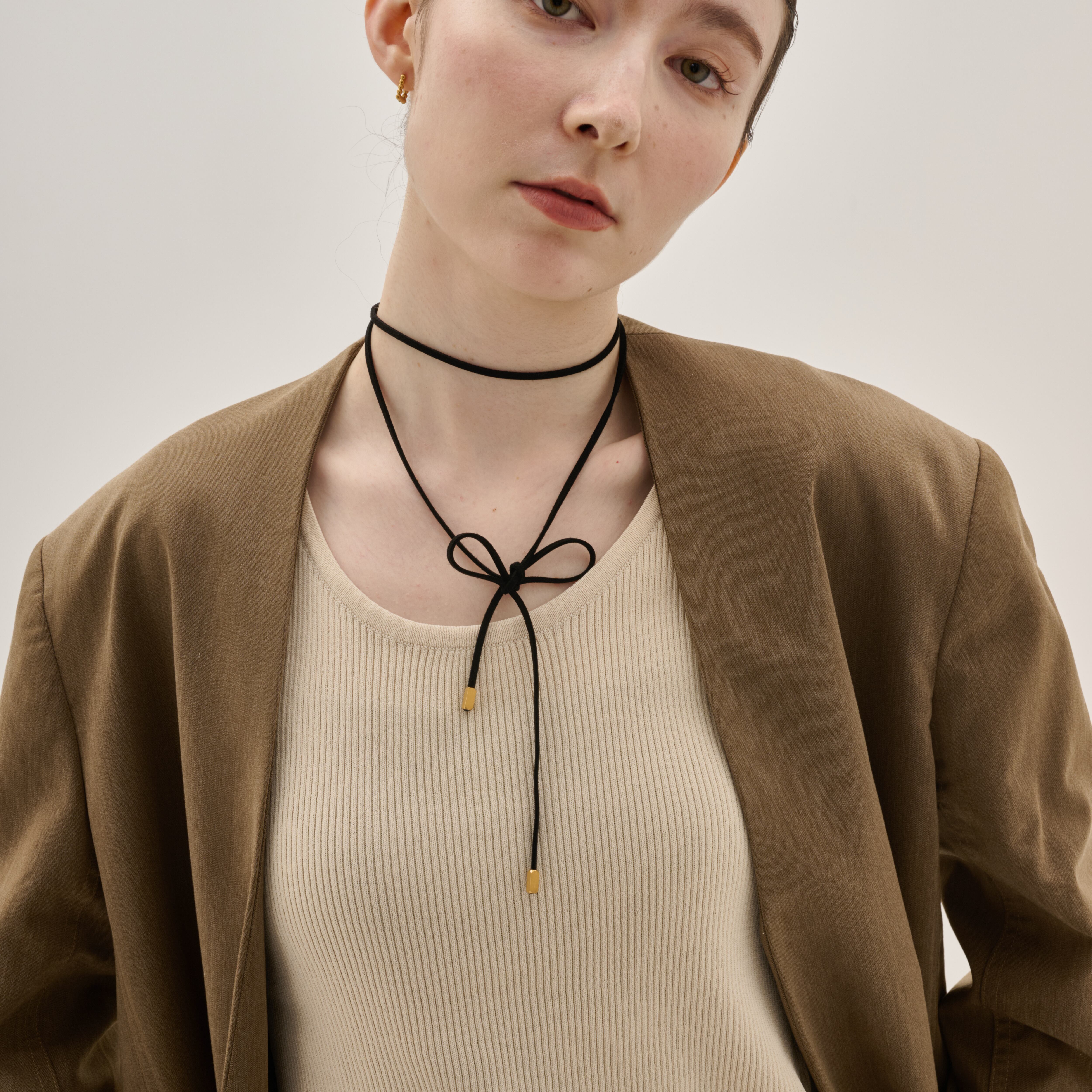 stainless code choker necklace2 SN086 | RIN. accessory