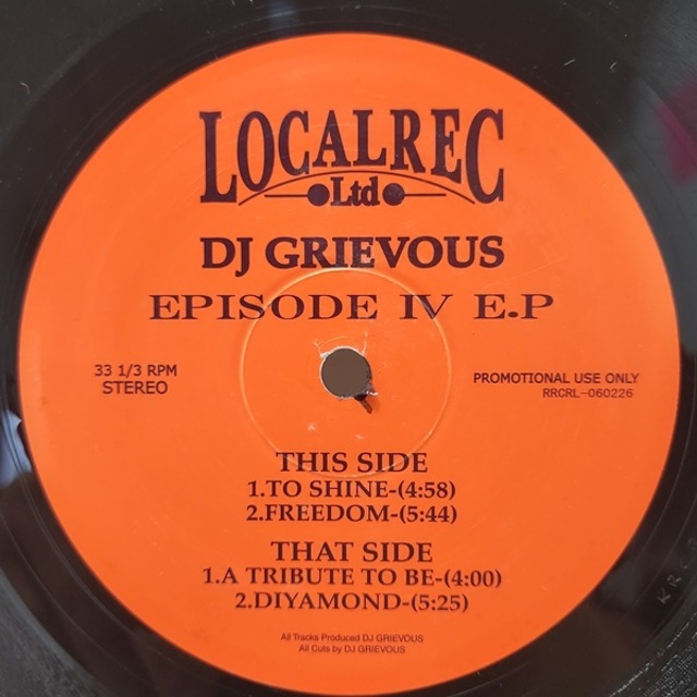 DJ Grievous / Episode IV E.P [RRCRL-060226] - メイン画像