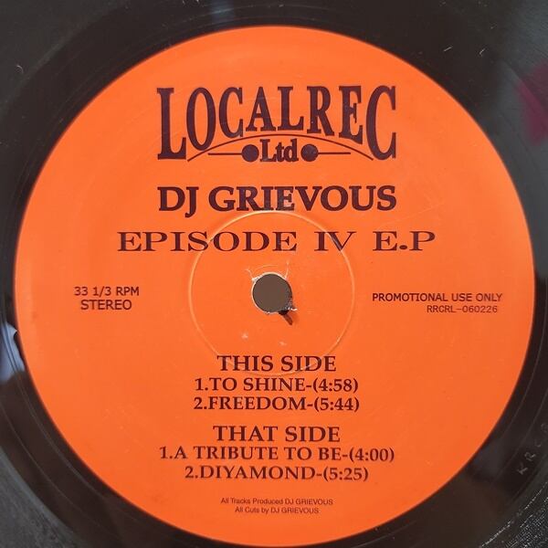 DJ Grievous / Episode IV E.P [RRCRL-060226] - 画像1