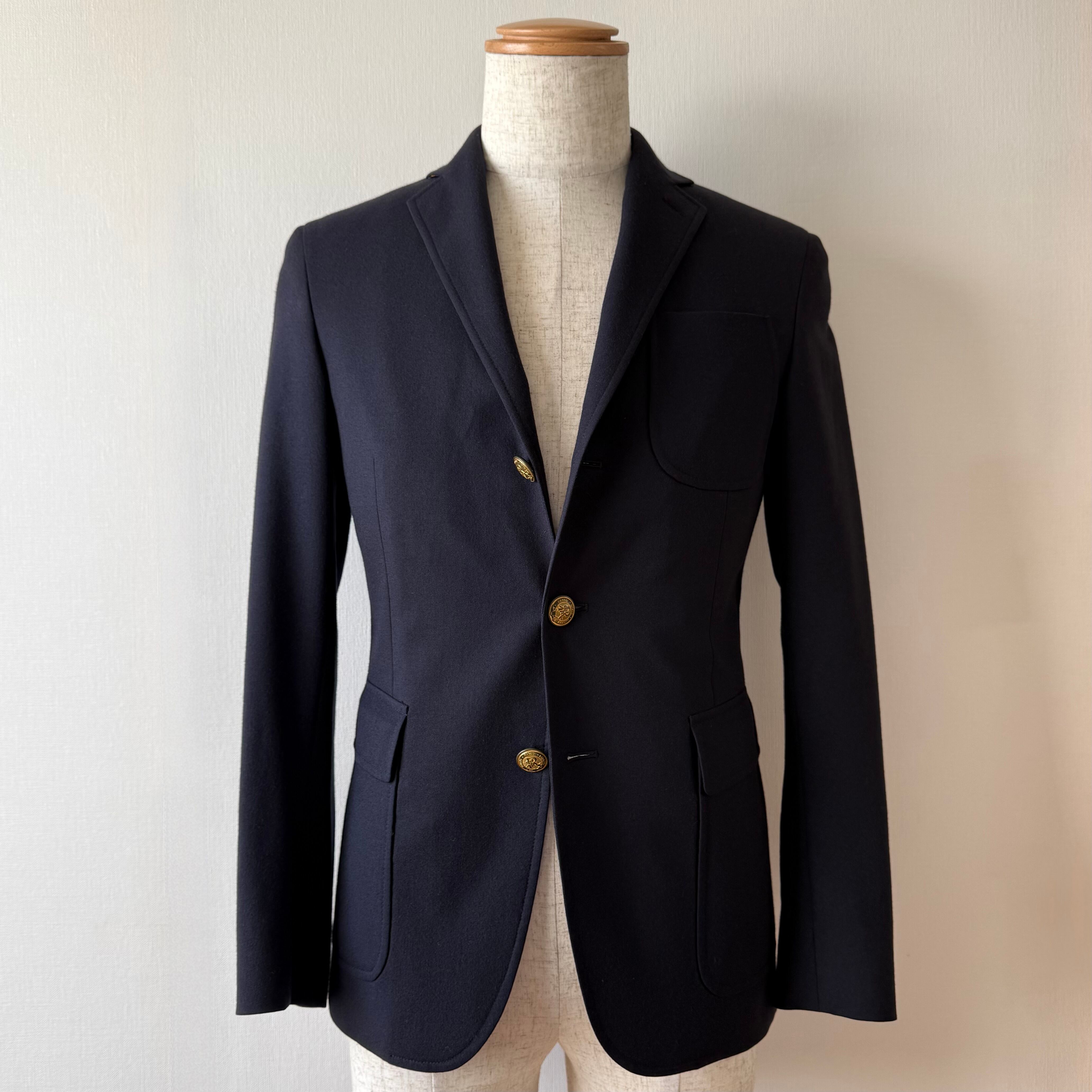 Rugby Ralph Lauren 金釦ブレザー 段返り3B サキソニーウール ネイビー