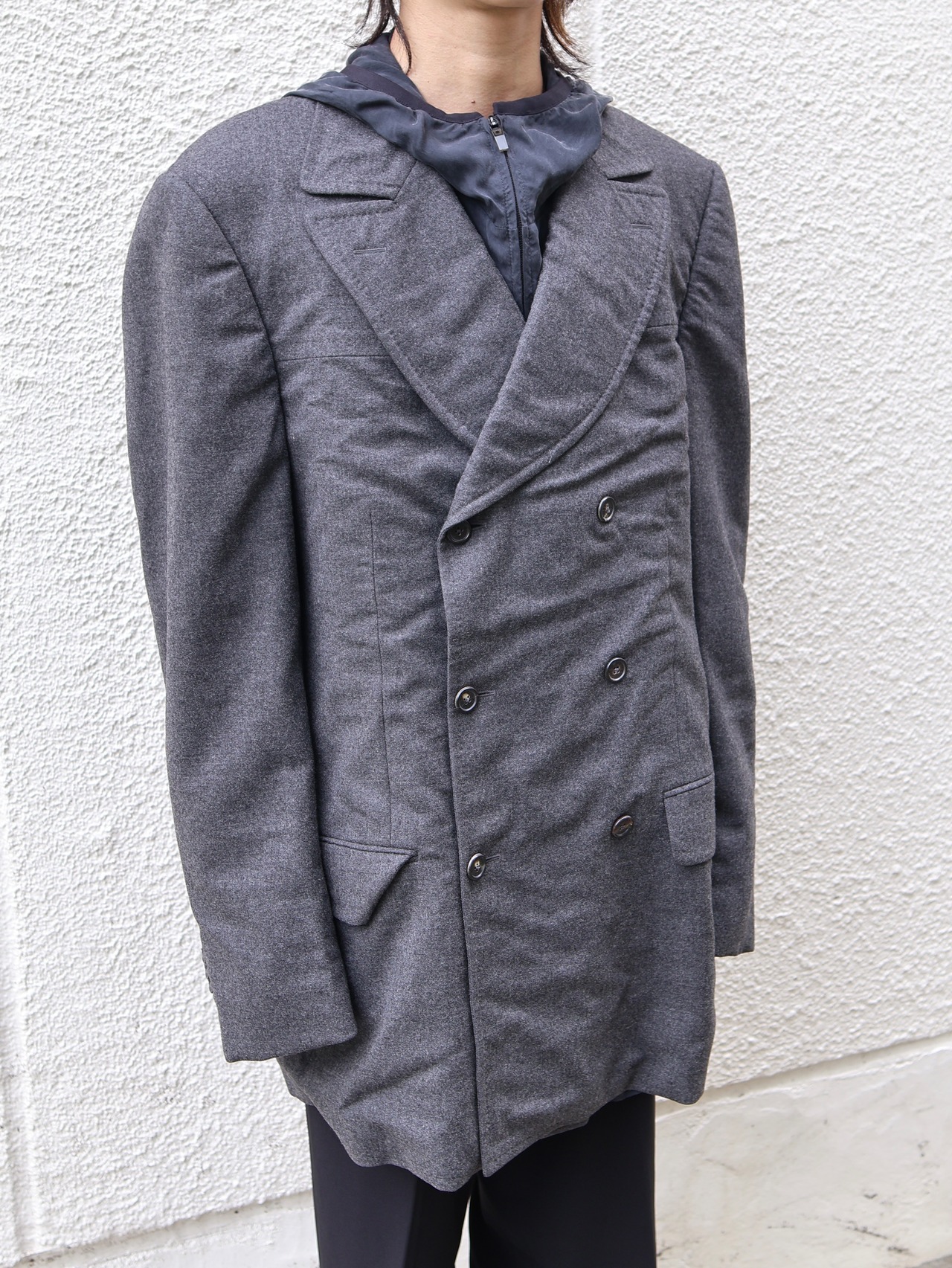 【gucci】wool double half coat