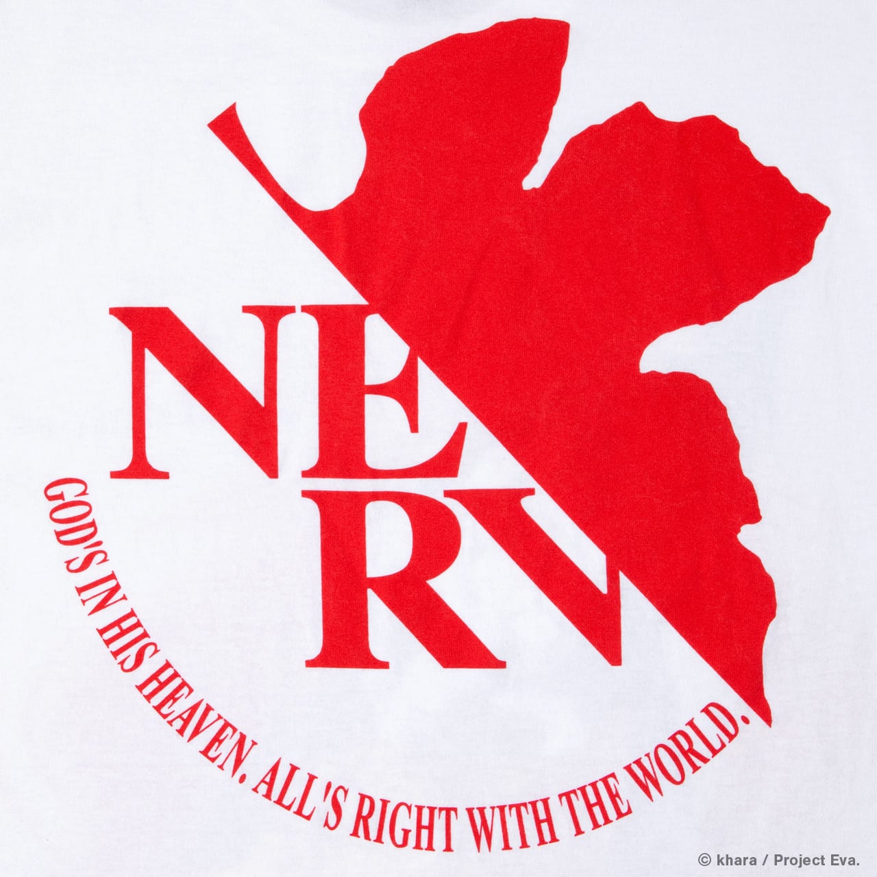 NEON GENESIS EVANGELION × GEEKS RULE SILKSCREEN PRINTING T SHIRT