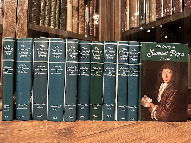 【SV003】THE DIARY OF SAMUEL PEPYS A new and complete transcription -11 volumes- / second-hand books