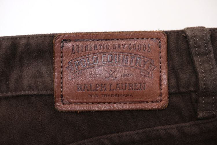 Ralph Lauren brown moleskin Pants | GARYO