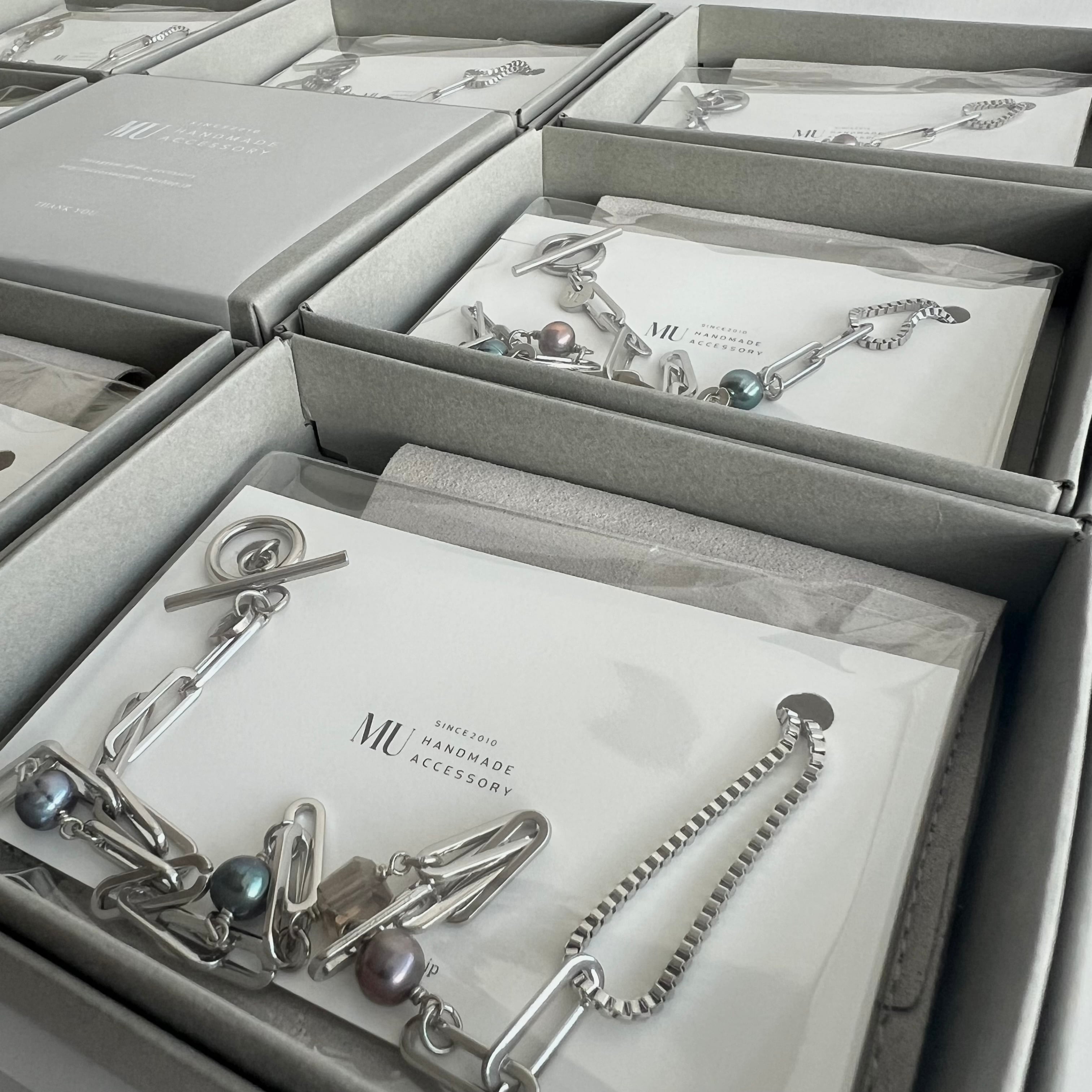 家入レオさま着用// ケーブルボックスMIXネックレス | Handmade