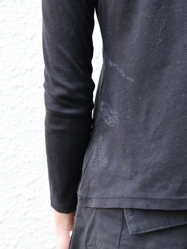 【BURBERRY】logo print long sleeve top