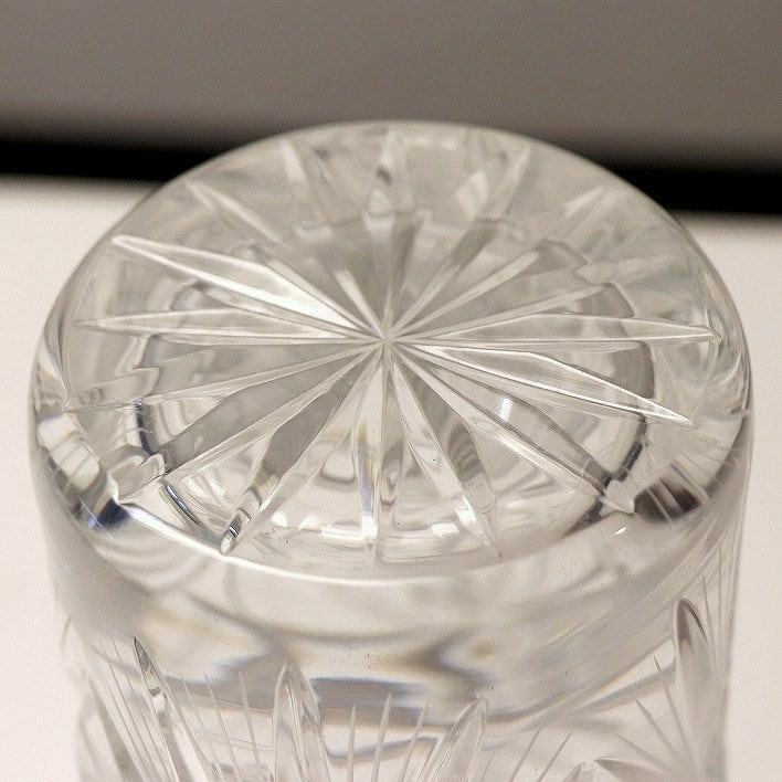 ボヘミアクリスタル　花瓶　未使用品 BOHEMIA Cristal - 【新品未使用品】チェコ ボヘミアクリスタル 花瓶の