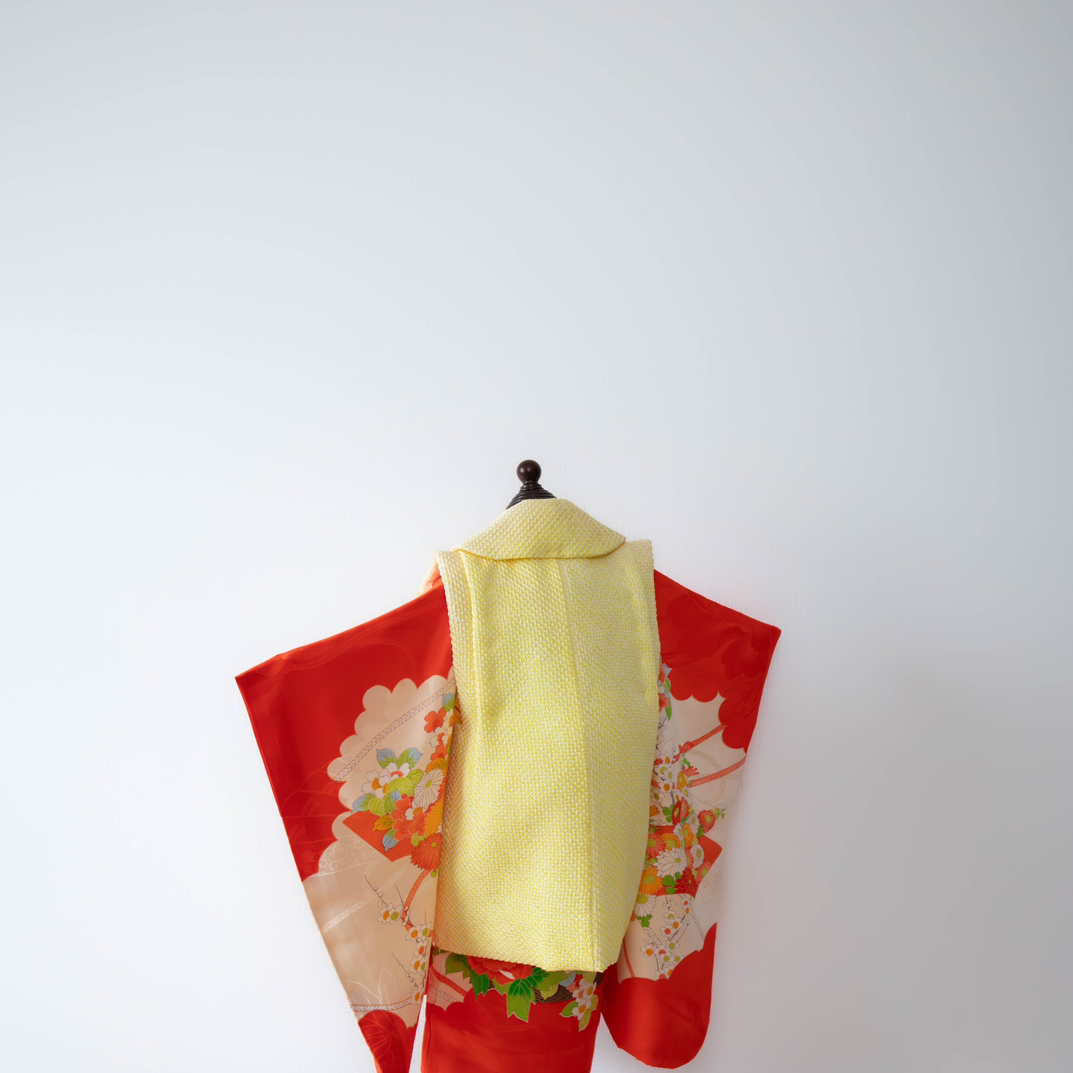 3歳 女の子 『桜梅菊の扇面文様』/SP3004(対応身長目安 約85〜100cm)