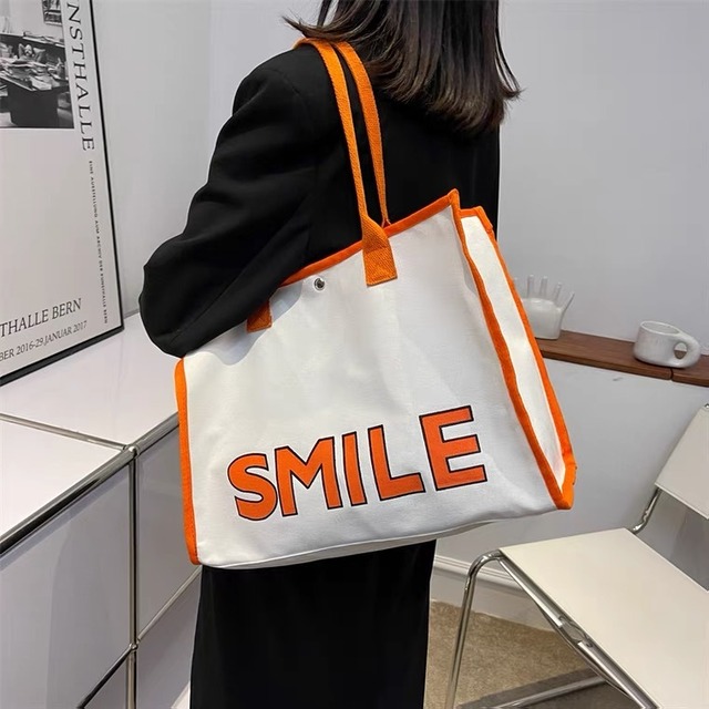 キャンパスバック Ws04 プール サマー 夏 ショルダーバック 学生 エコバッグ 大学 キャンパス トートバッグ かばん 韓国ファッション ショッピング ヴィンテージ エコバッグ 韓国インテリア 北欧インテリア White Style 韓国インテリア 韓国発 北欧インテリア