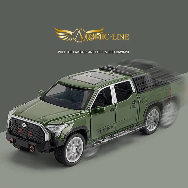 トヨタ TUNDRA タンドラ 1/32 ミニカー 全4色 ライト点灯 エンジン
