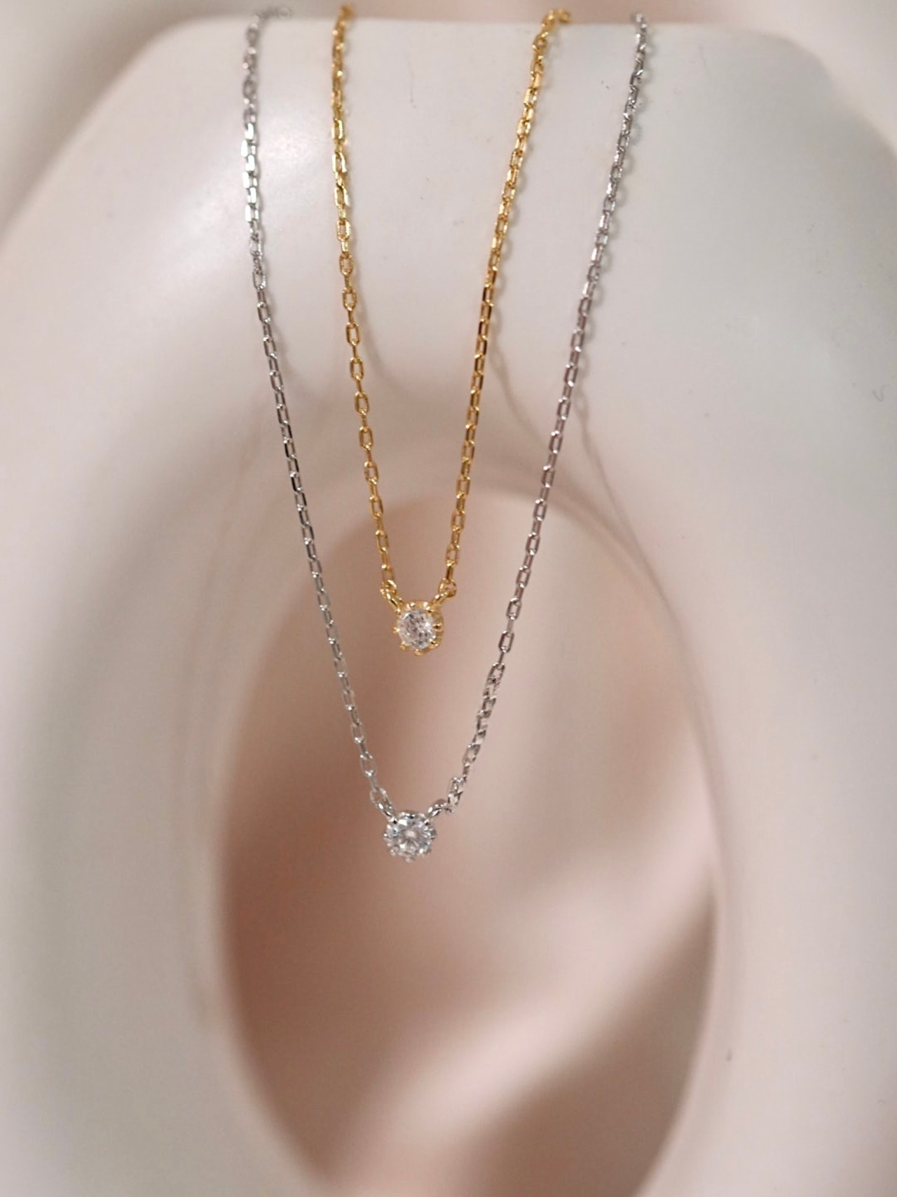 〈Near Jewery Collection〉one stone necklace