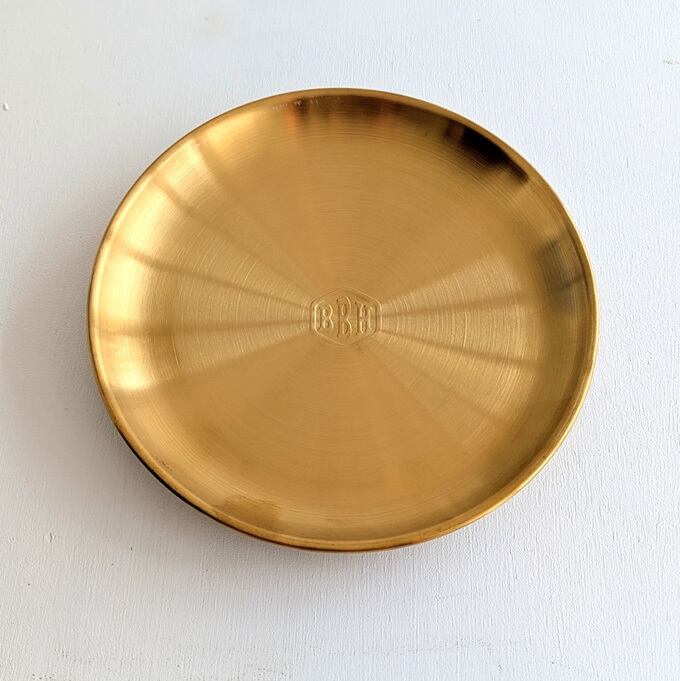 TOSSDICE トスダイス STAINLESS PLATE GOLD (L) ステンレスプレート 皿