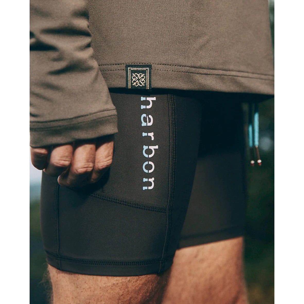 charbon / POLARTEC DRY SMOOTH LONG SLEEVE T-SHIRTS（OVAL LOGO