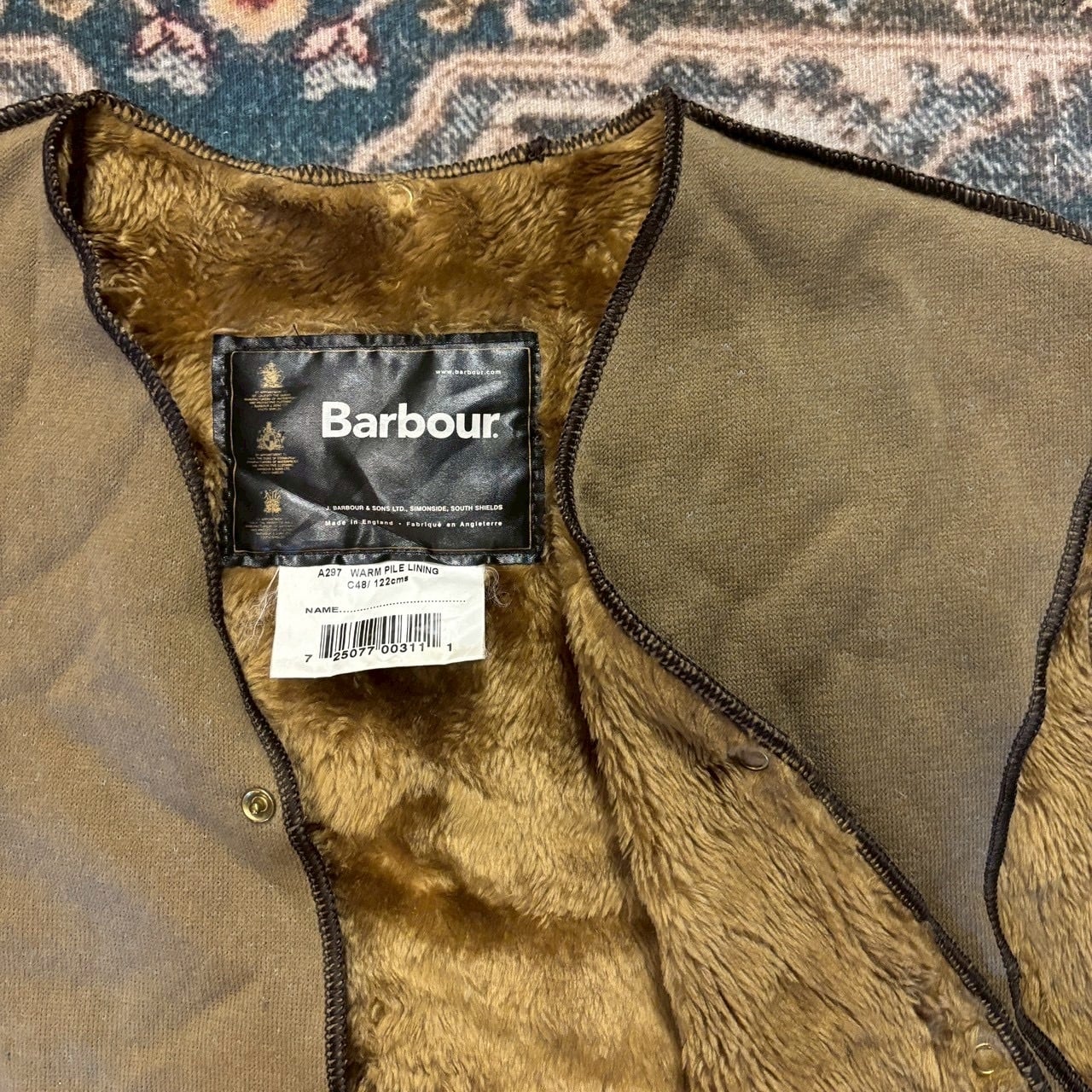 00s Barbour Liner Vest バブアー ライナーベスト ヴィンテージ 英国
