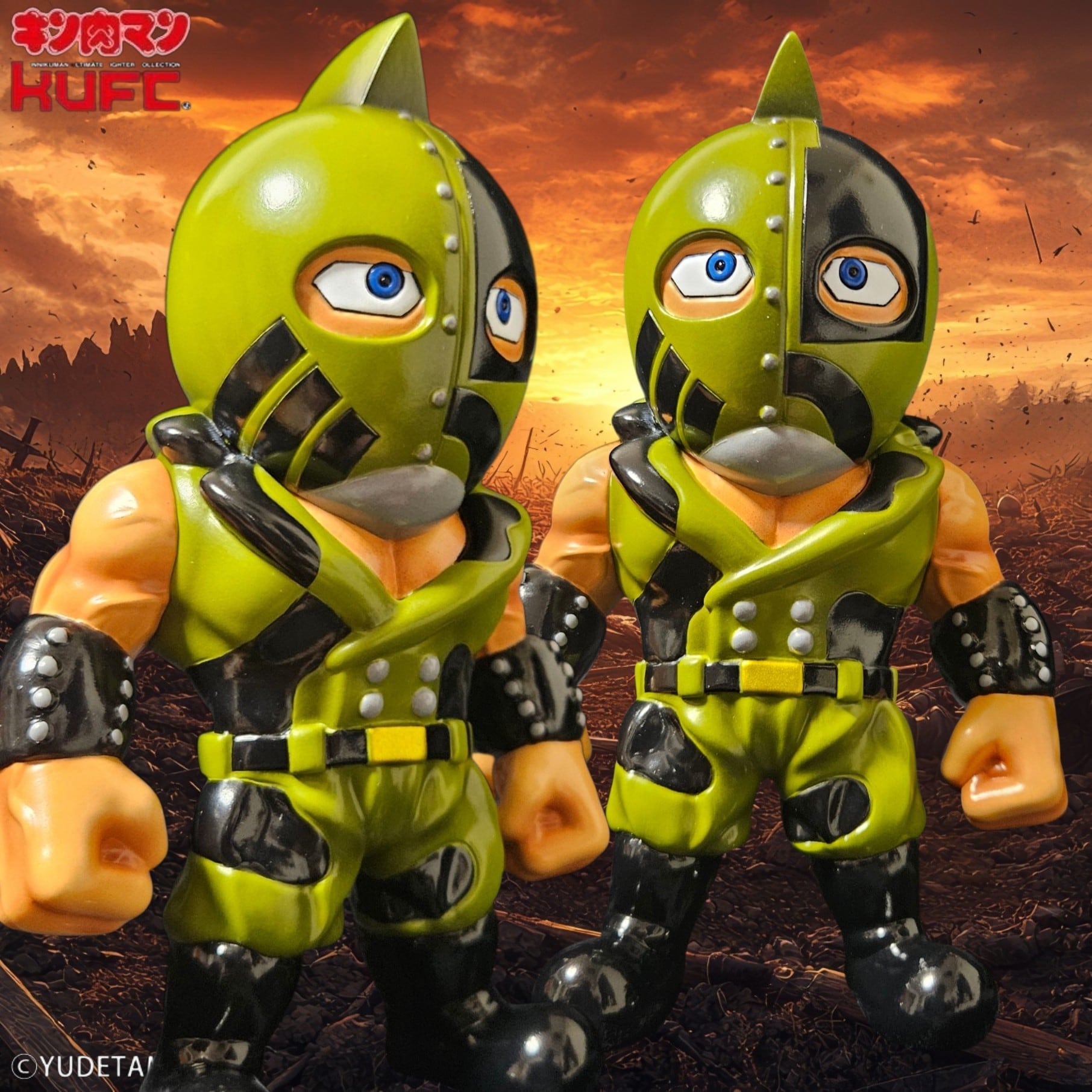 サイクロンジョーKUFC　 ２体セット サイクロンジョー CYCLONEJOE キン肉マンやウルトラマンのフィギュアや その他