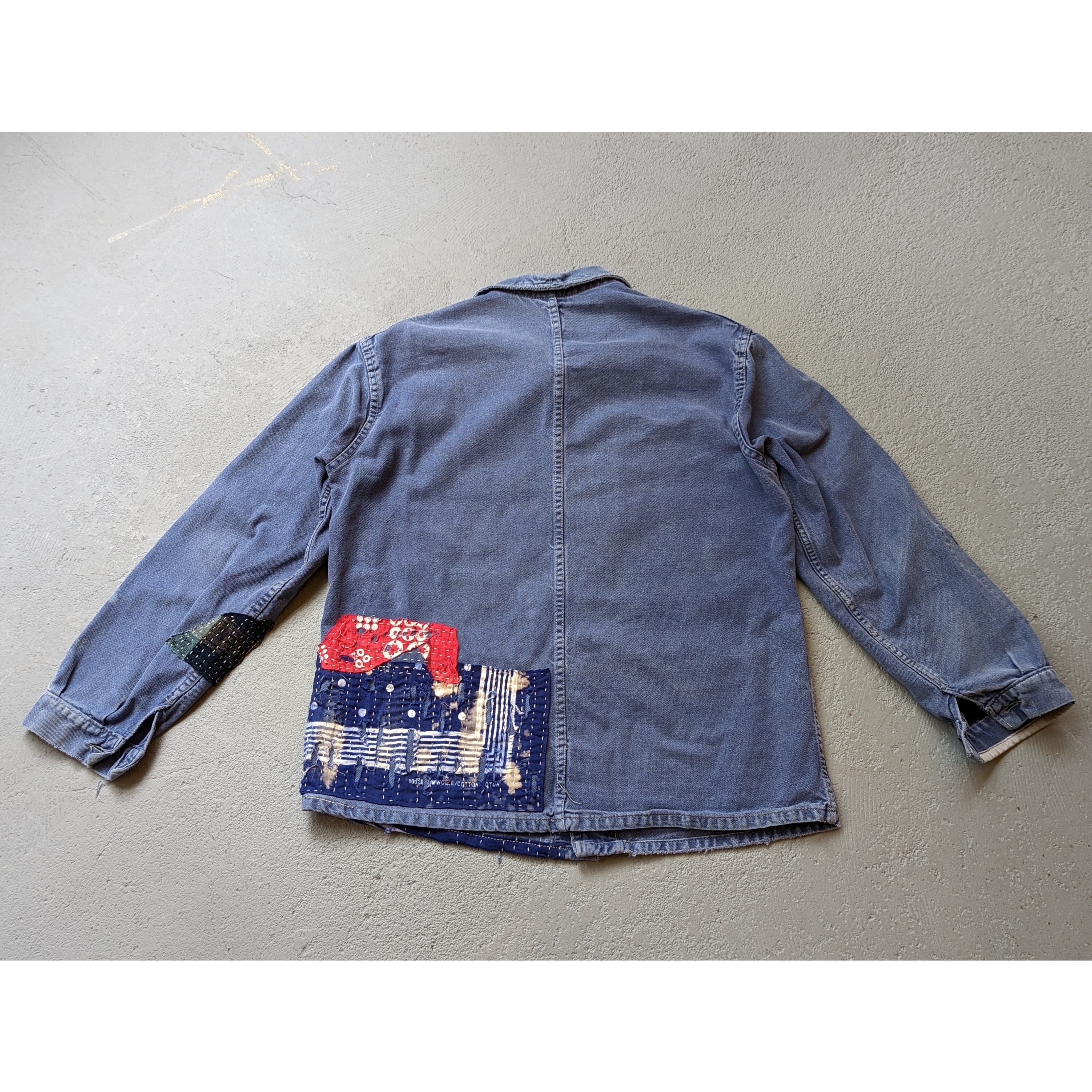 Clothes〉再構築 リメイク Euroアトリエジャケット ワークジャケット