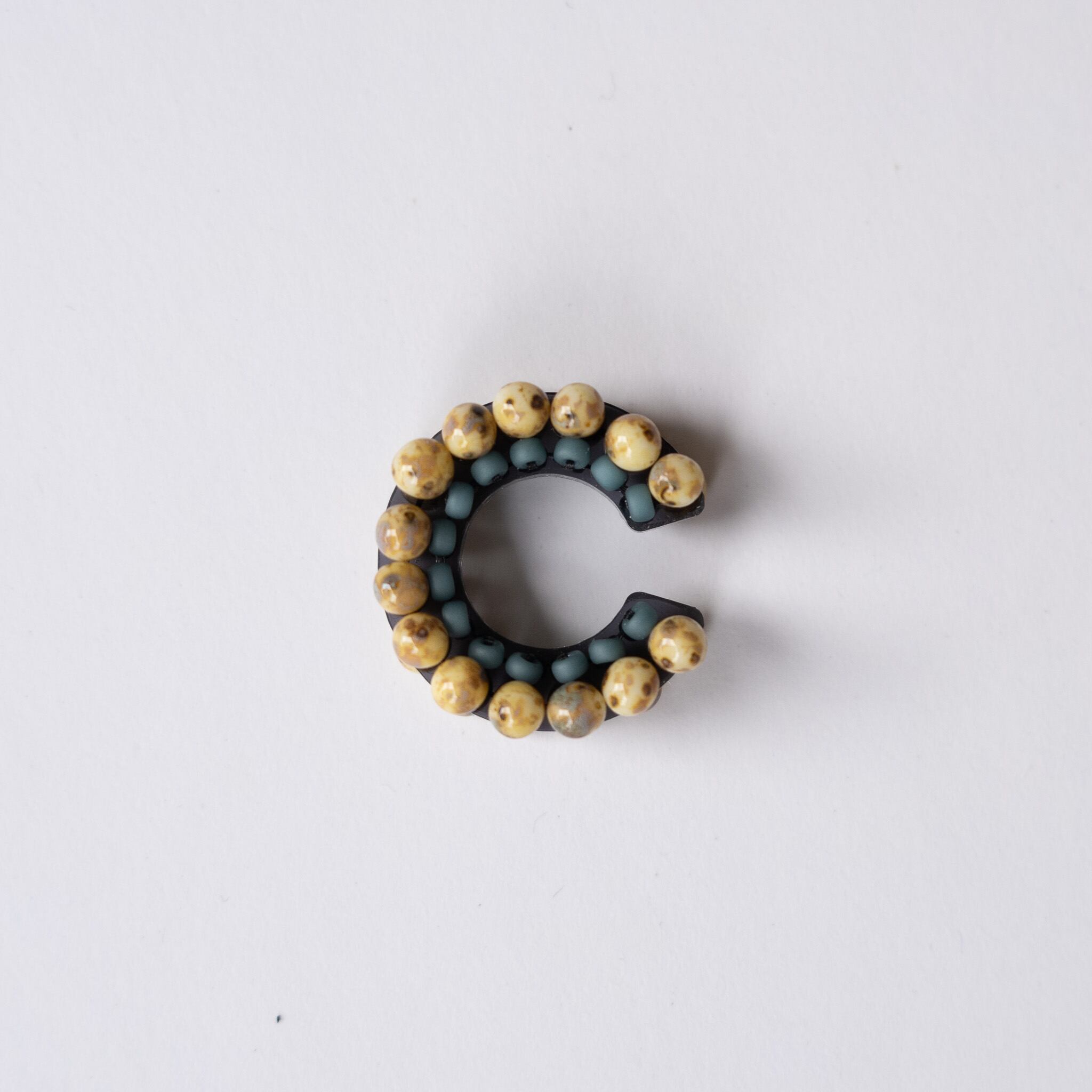 puzzle ring ear cuff [60]