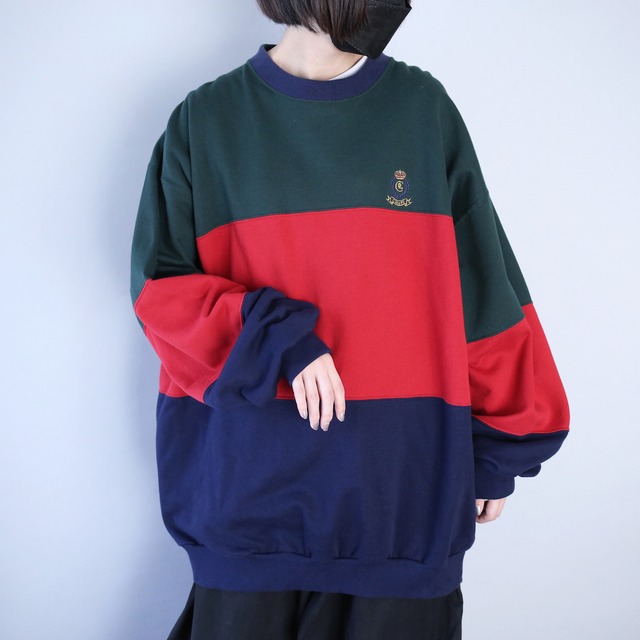 3-tone good coloring over silhouette sweat