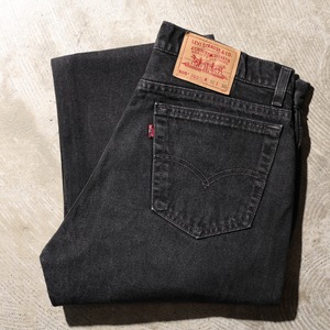 美品 36×30 Levi’s 505 USA 96年 サルファー ブラック デニム パンツ リーバイス