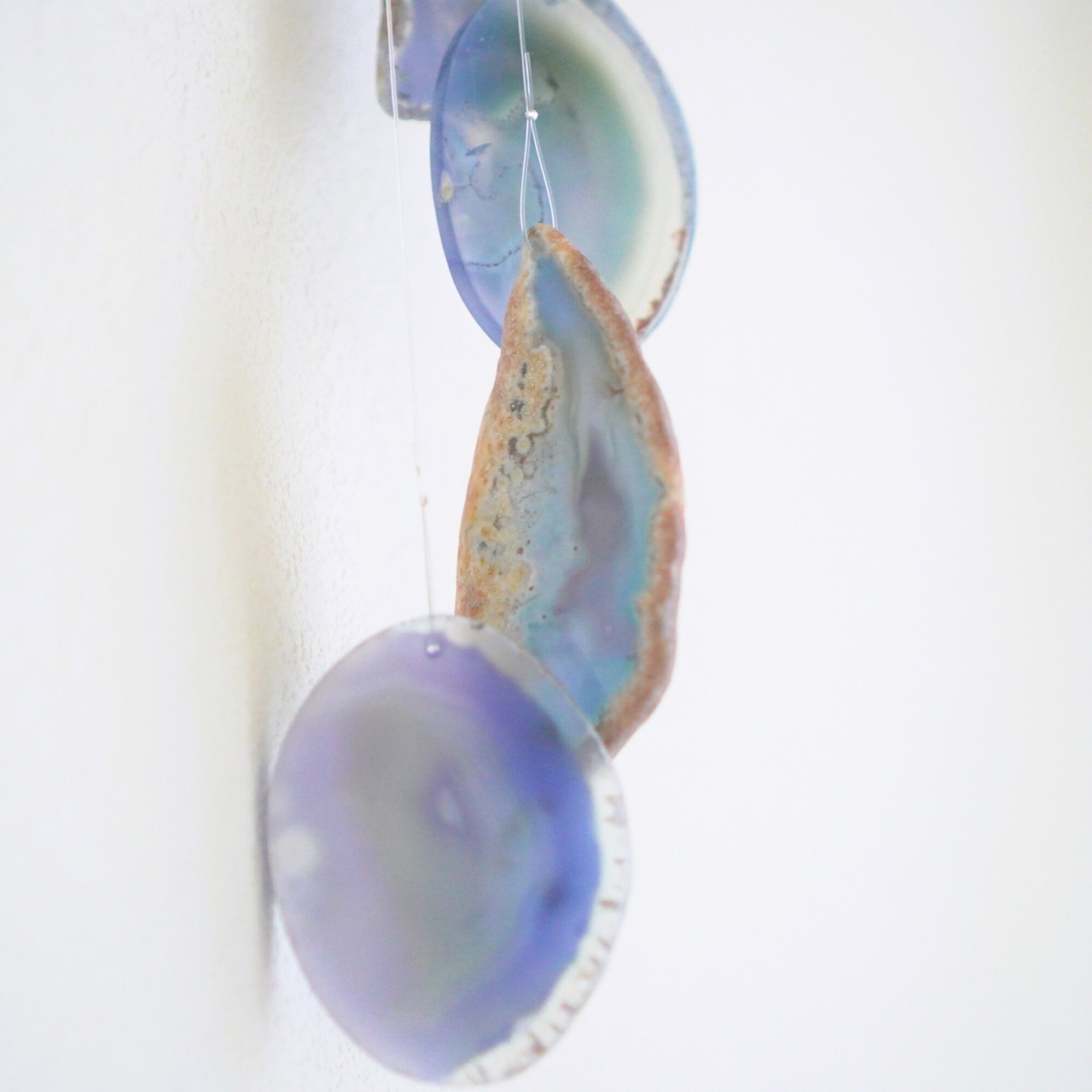 Blue Planet 02 - アゲートヒーリングチャイム / Agate Sun Catcher Wind Chime 441