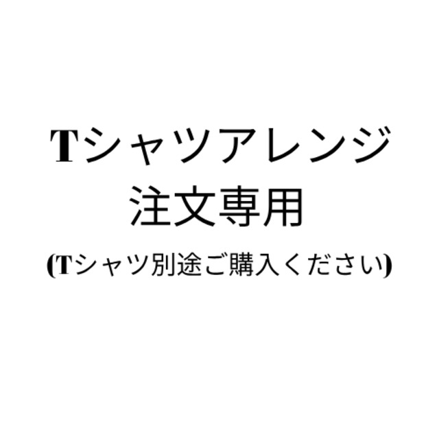 Tシャツアレンジ専用