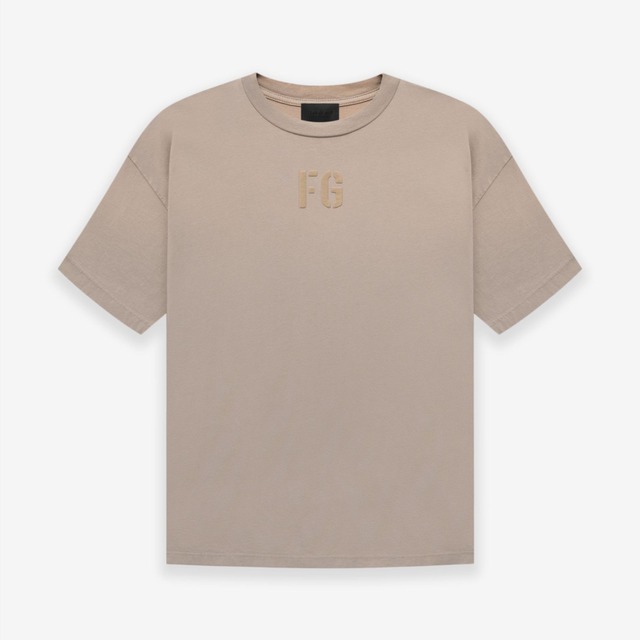 FEAR OF GOD  SEVENTH COLLECTION  FG TEE SHIRT GREY BEIGE