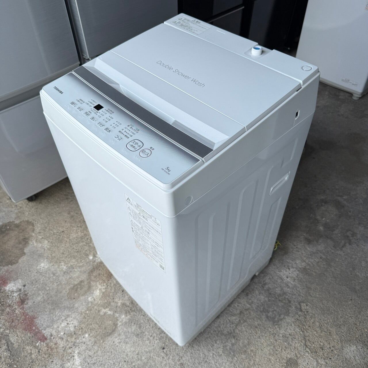 【美品】TOSHIBA 東芝 全自動洗濯機 AW-5GA2 5kg 2023年製 D 26756 全自動洗濯機 TOSHIBA AW-5GA2 2023年 5.0kg | リサイクル半蔵