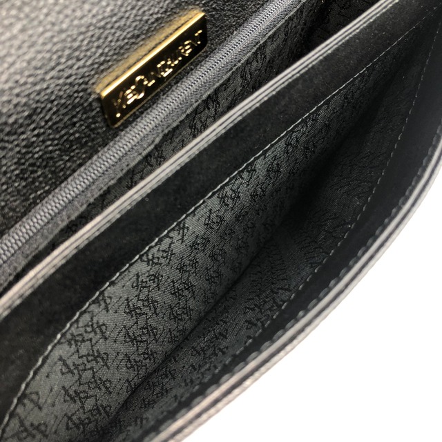 Yves Saint Laurent イヴ・サンローラン ショルダーバッグ ブラック YSLロゴ レザー vintage ヴィンテージ オールド vmj2sk
