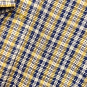 Reyn’s GANT レインズ・ガント Woodbridge Collection チェック 長袖シャツ 15 1/2-34/イエロー×ブルー メンズ ユニオンチケット
