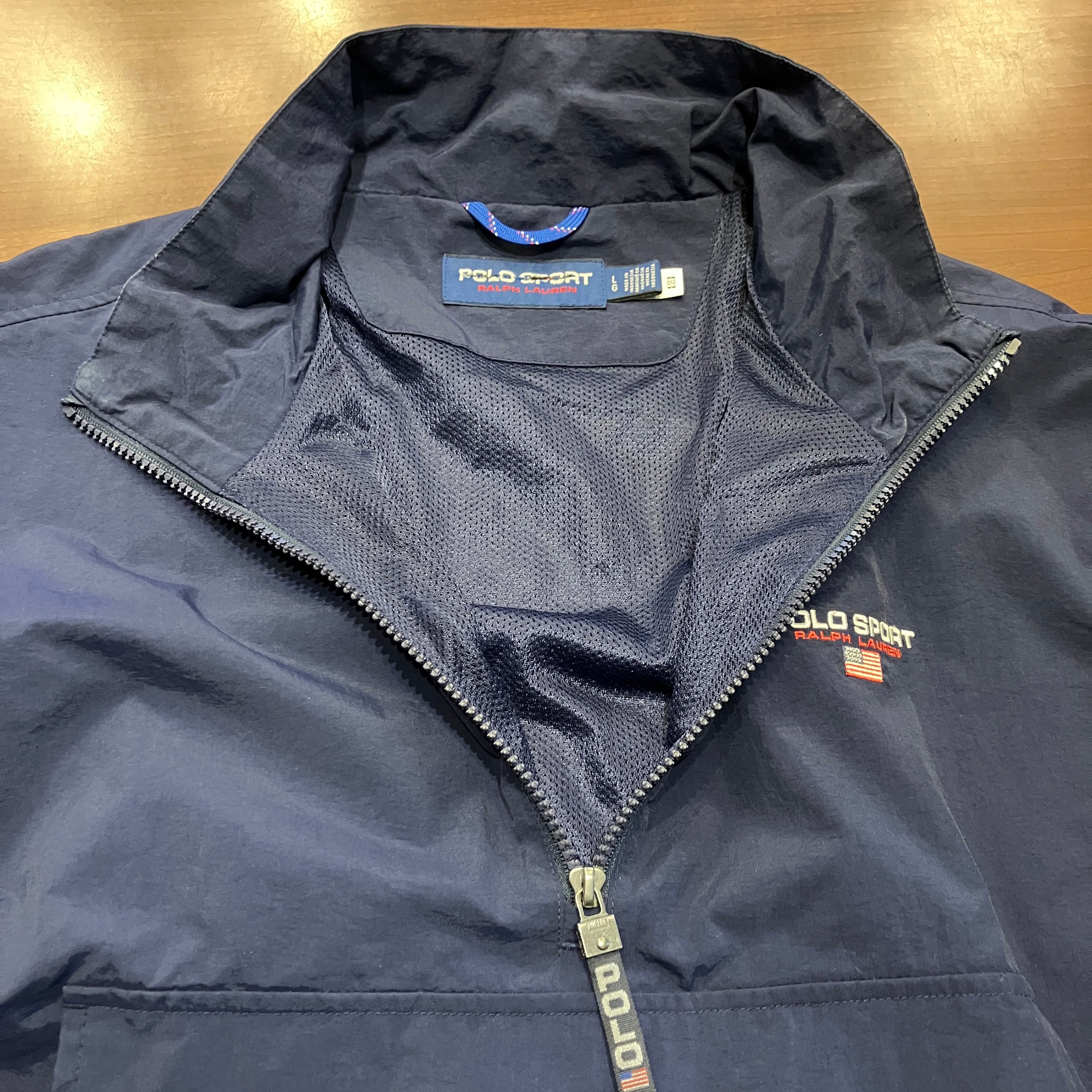 POLO SPORT H/Z NYLON JACKET NAVY | safarionline