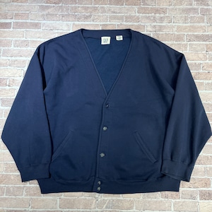 1990s GAP SWEAT CARDIGAN NAVY