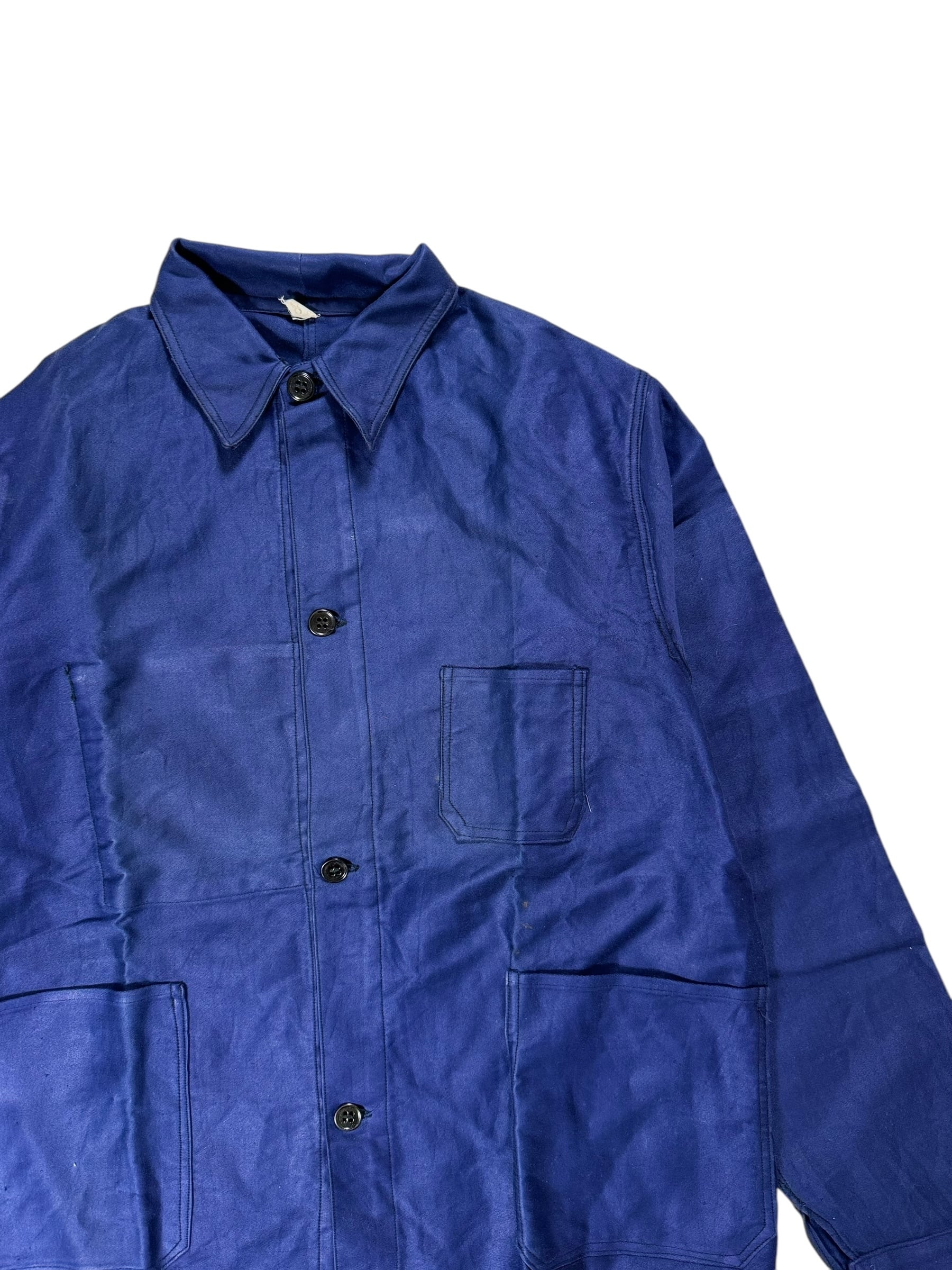 ブルーモールスキンジャケット Deadstock ビックサイズ 30s 40s Deadstock】30-40s Blue Moleskin Jacket | wardrobe
