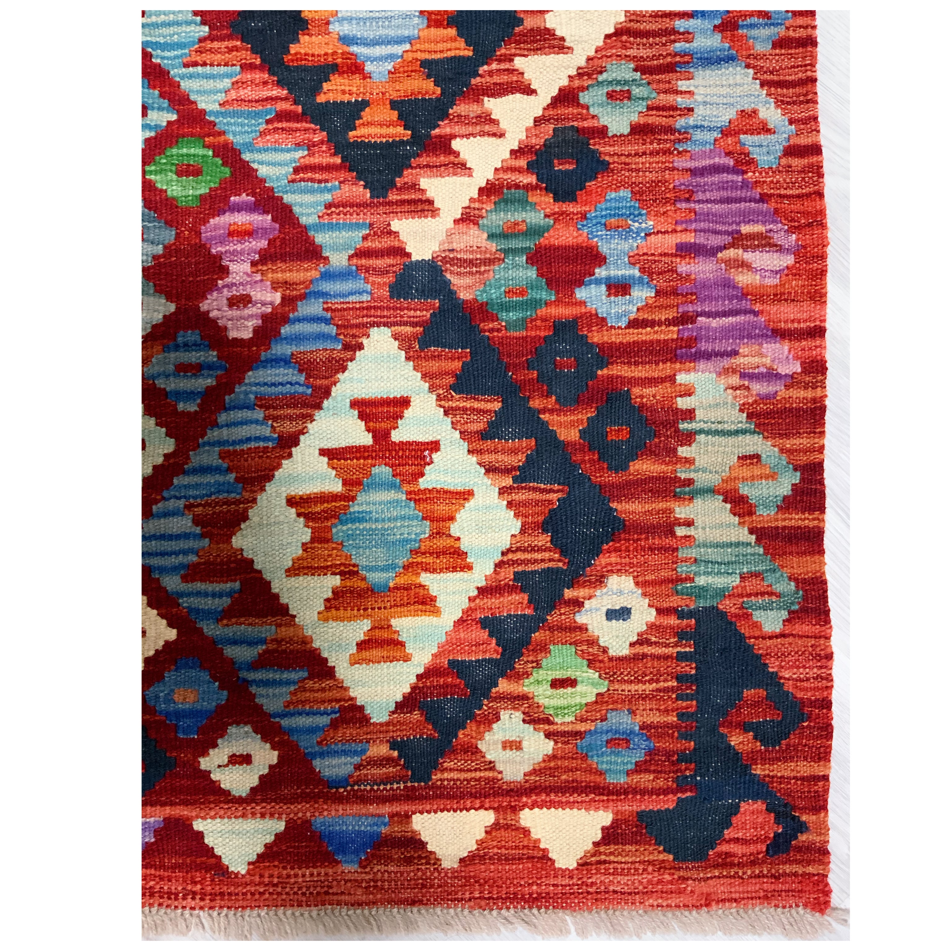 T0073 Vintage rug 105 × 148cm ヴィンテージラグ アフガンキリムラグ