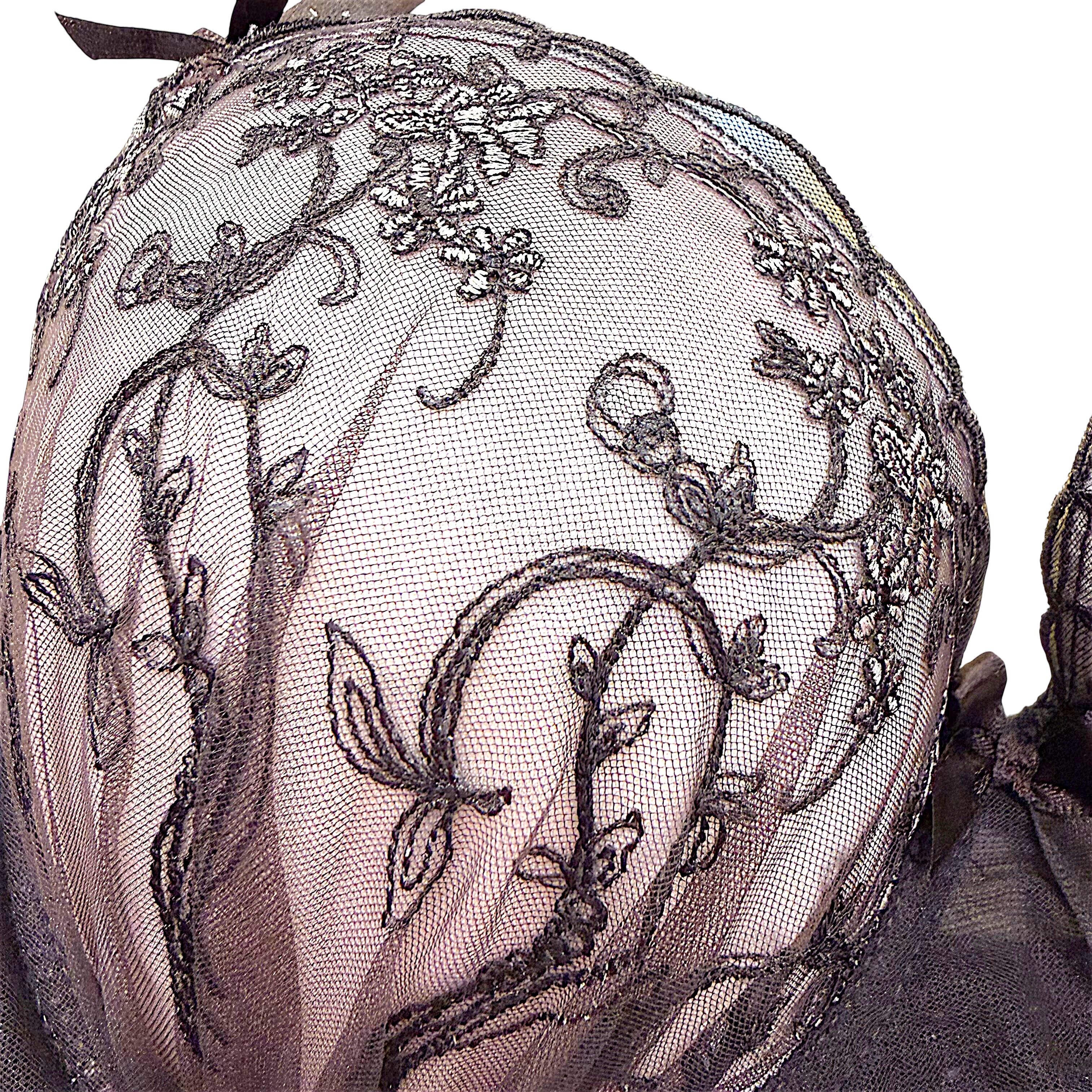 BCDcup【76570ブラウン】ブラウン刺繍脇高補整ブラ