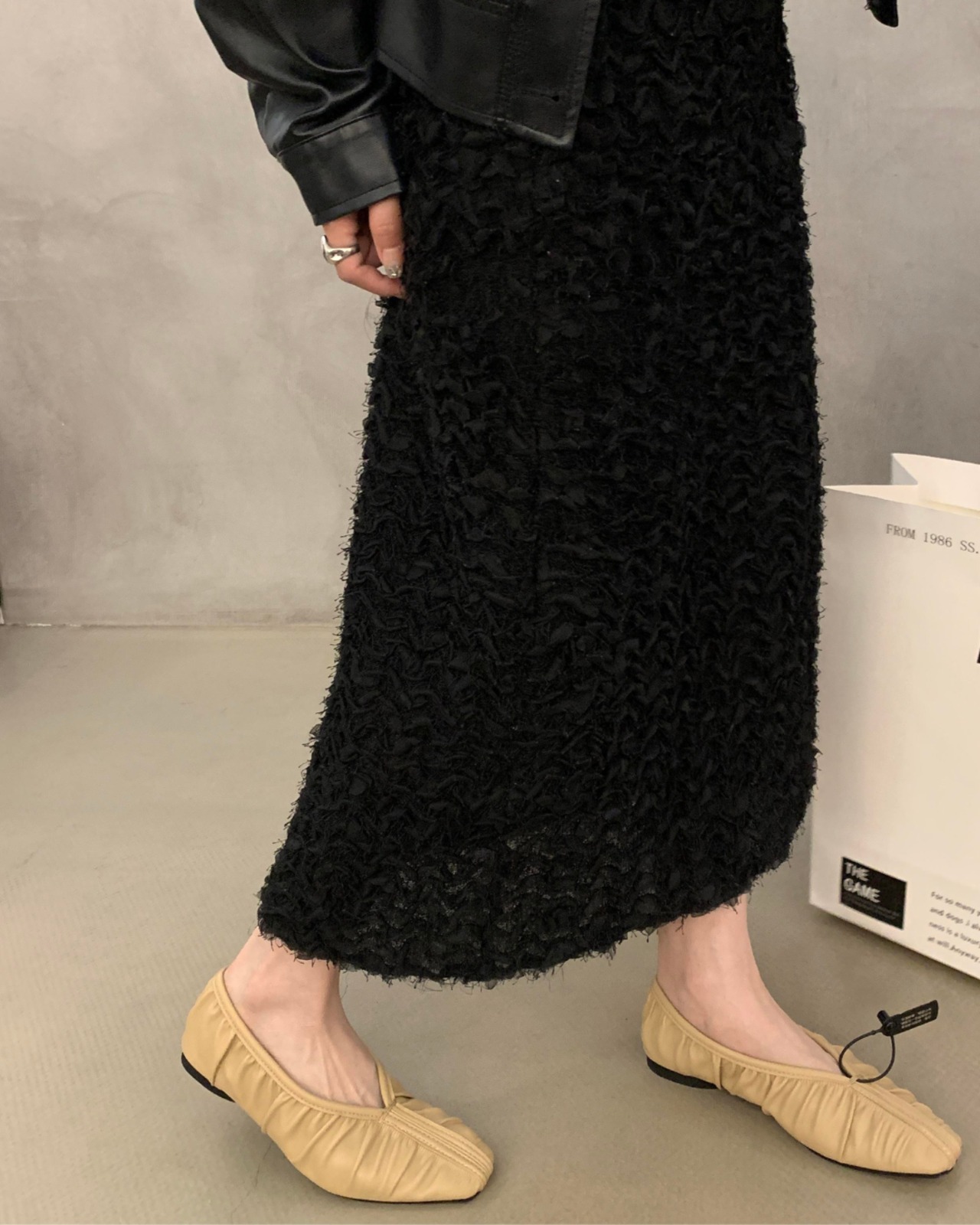 ソフトギャザーフラットシューズ 4color A0421 - 13