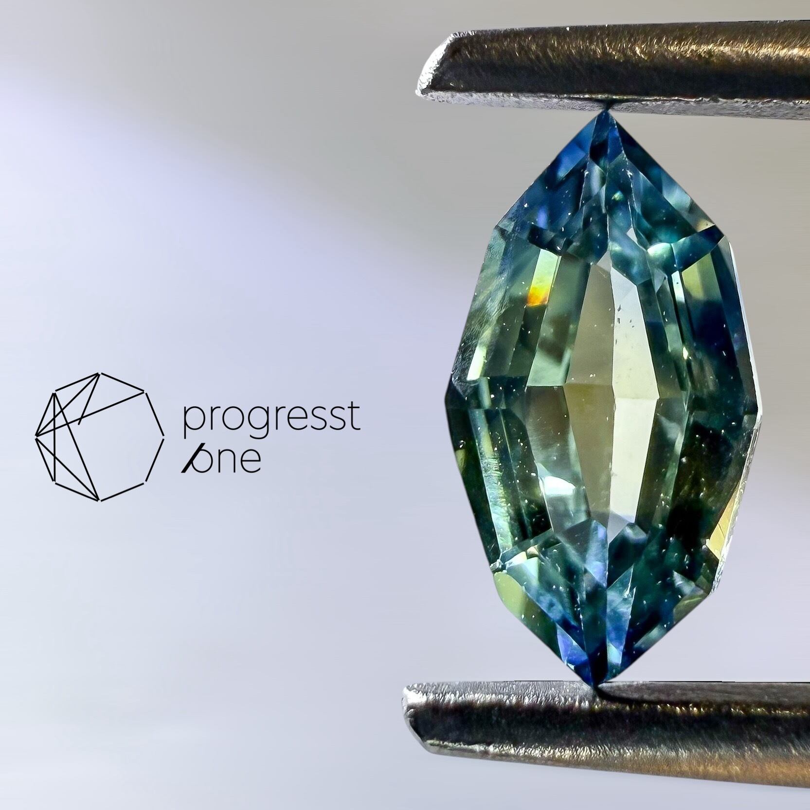 バイカラーサファイア0.54ct | progresstone