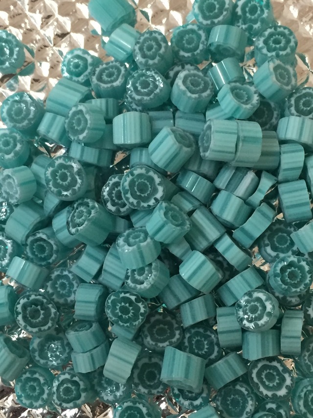 ミルフィオリ Teal Green  7～8㎜　30g