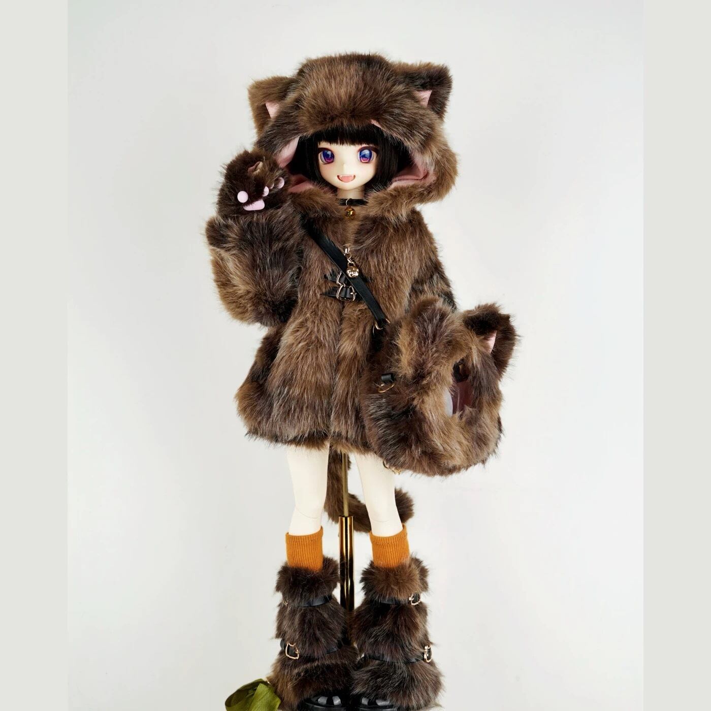 セット！ mdd bjd 4分娃衣兔豆豆熊妹四分mdd 普四アウトフィット衣装