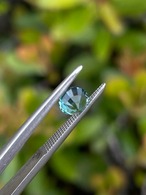 ラグーントルマリン 5.3x5.3x4.0mm, 0.64ct, ナミビア産