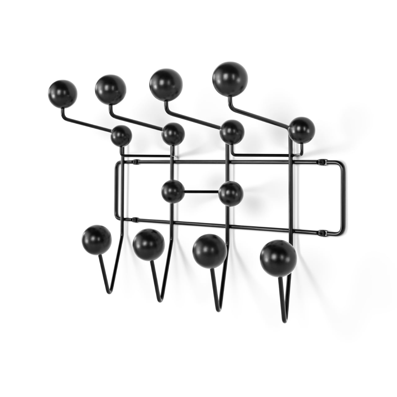 ハーマンミラー　イームズ　ハングイットオール　黒 イームズハングイットオール / ブラック / Eames Hang-It-All / Black