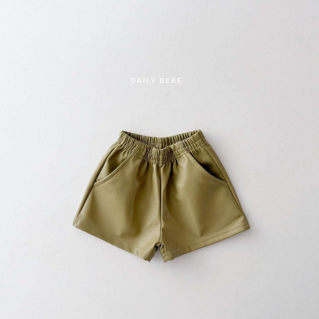 【取寄】Dailybebe フェイクレザーショートパンツ｜秋服｜韓国子供服｜26/AT