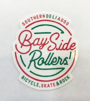 BAY SIDE ROLLERS LOGO ステッカー１（M）